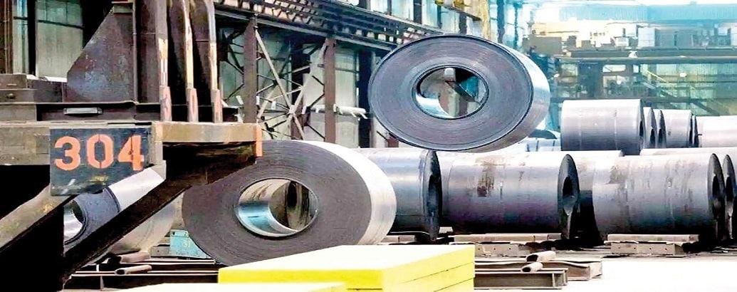 صادرات فولاد در کشور چین نمایش داده شده است.