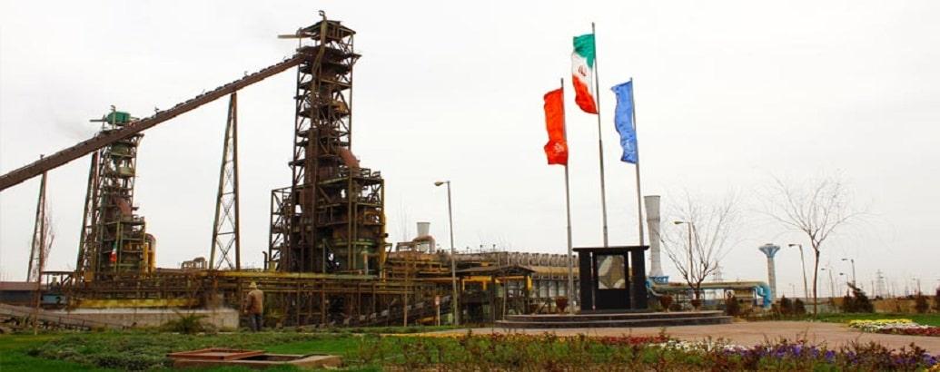 در این تصویر کارخانه فولاد غدیر ایرانیان را مشاهده می کنید.